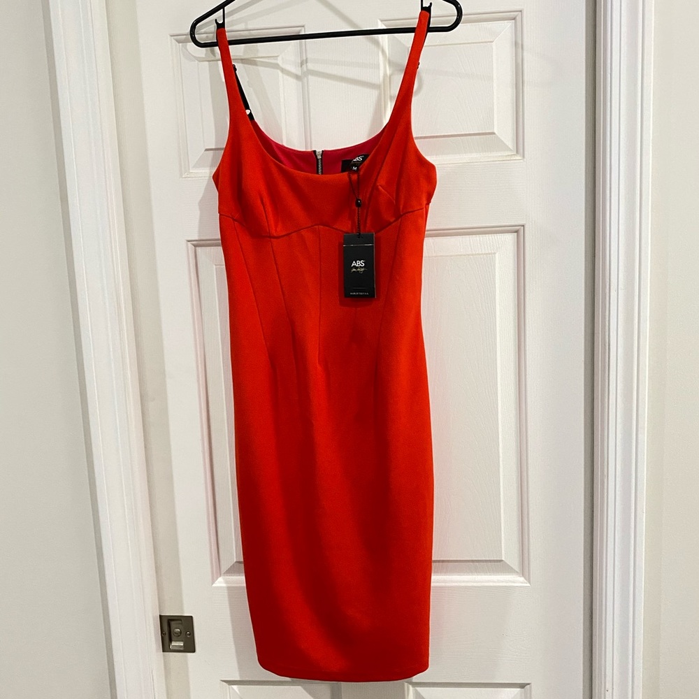 NEW ABS red dress